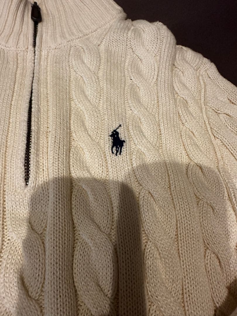 Polo Ralph Lauren アイボリー セーター M