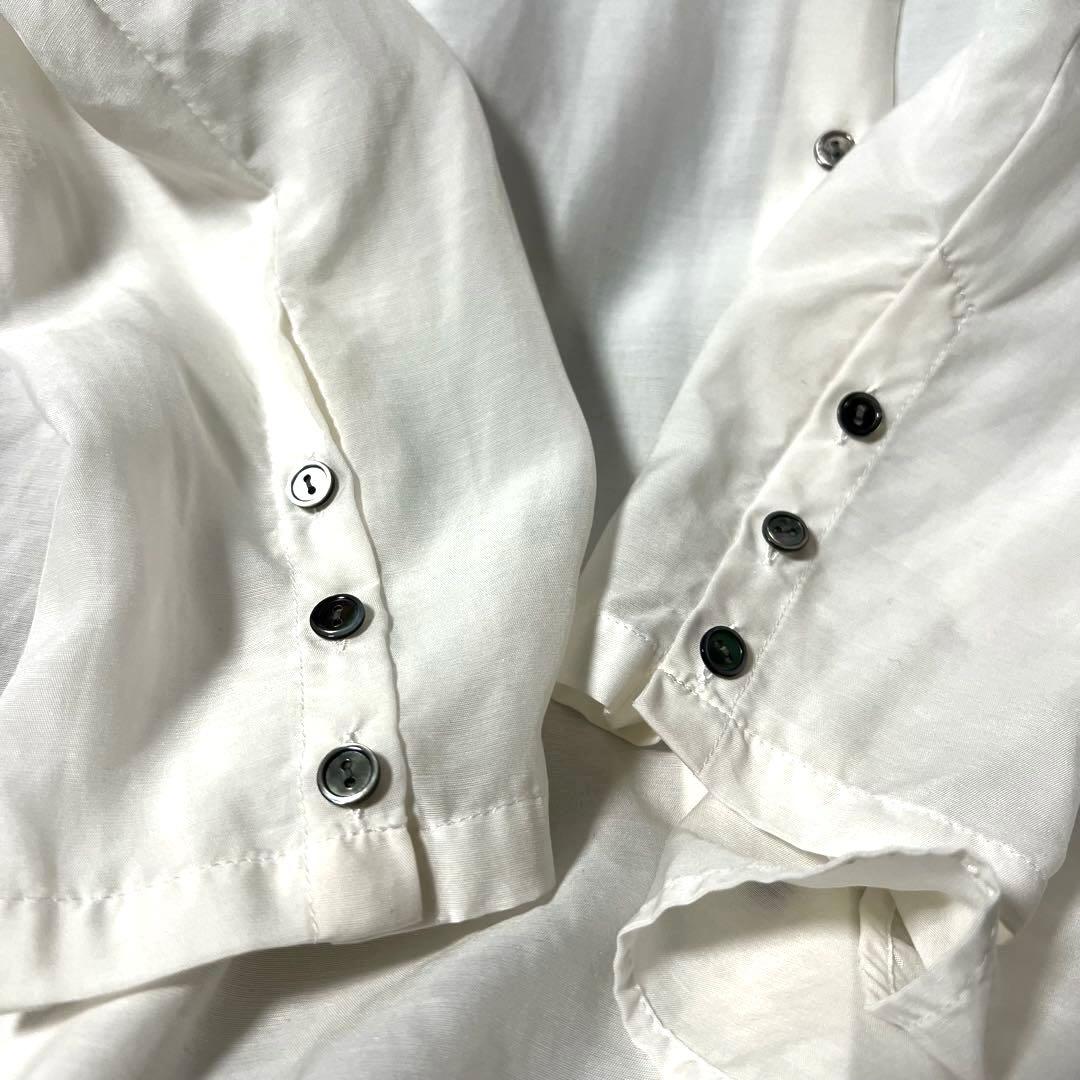 なーちゃん様❤️人気商品❤️conte コンテ キュプラシルクシャツ ホワイト