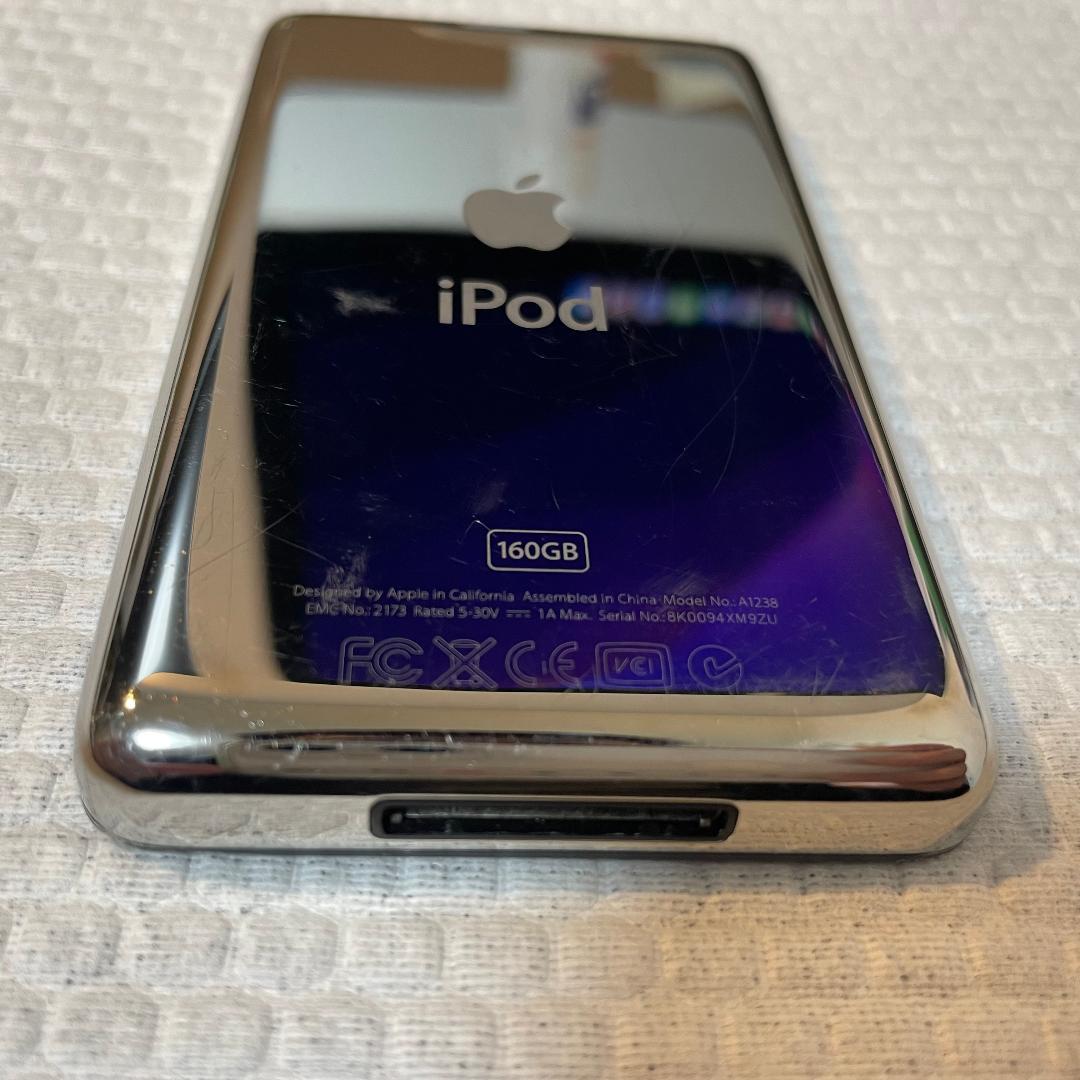 iPod classic A1238 160GB グレー 充電ケーブル付属
