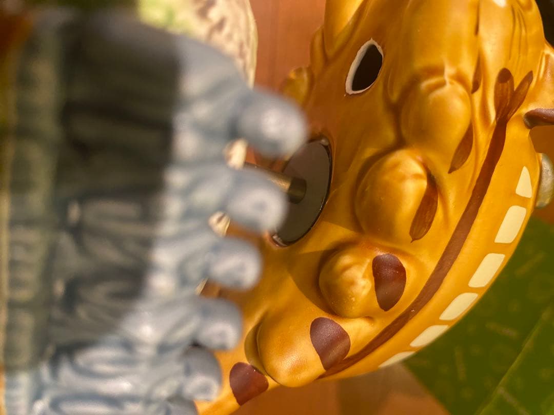 となりのトトロ　ネコバス　オルゴール　スタジオジブリ　置物　セキグチ