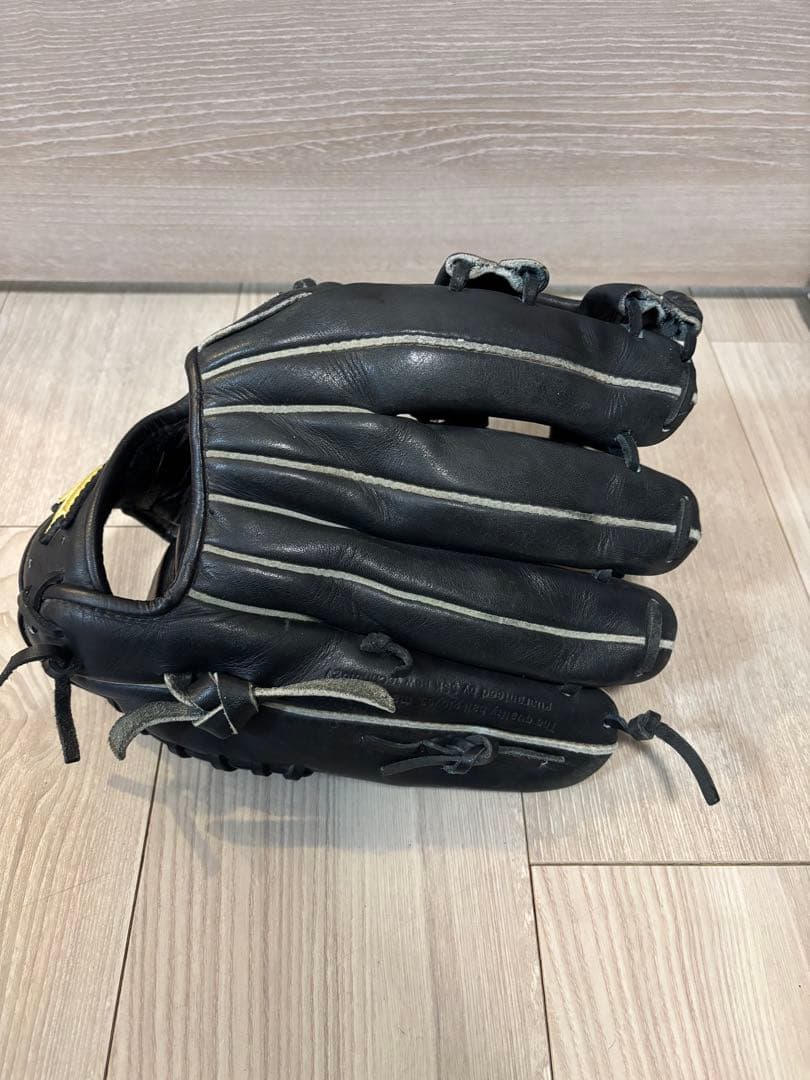美品 軟式 SSK オールラウンド レザー グローブ 左投げ
