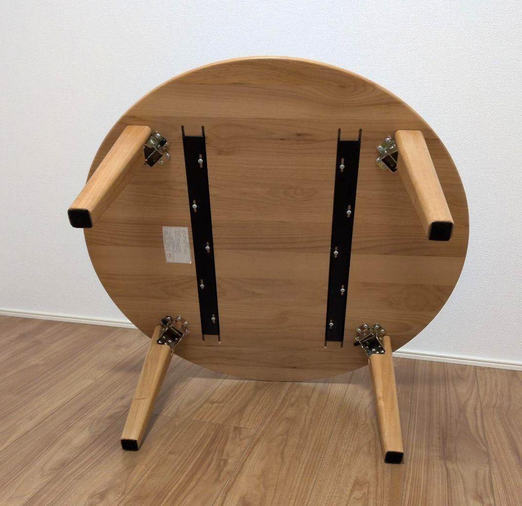 【送料込み】ISEKI ERIS アルダー材 ローテーブル 79cm