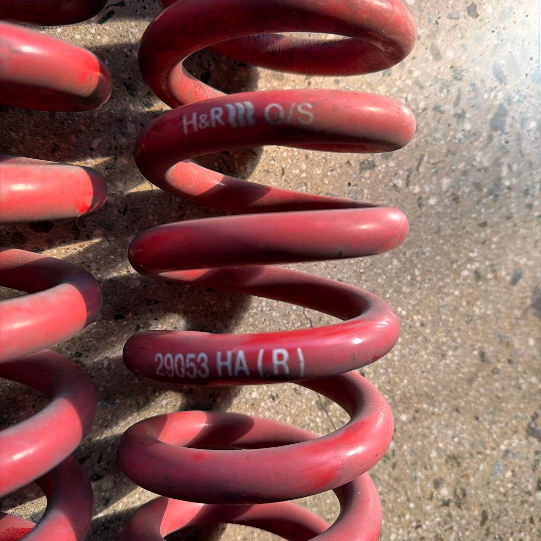  M3 E92用　H&R ダウンサス　スプリング 前後セット　中古