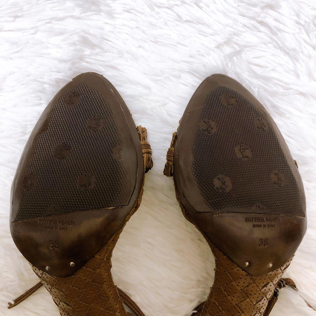 BOTTEGA VENETA ボッテガヴェネタ サンダル ストラップ ヒール