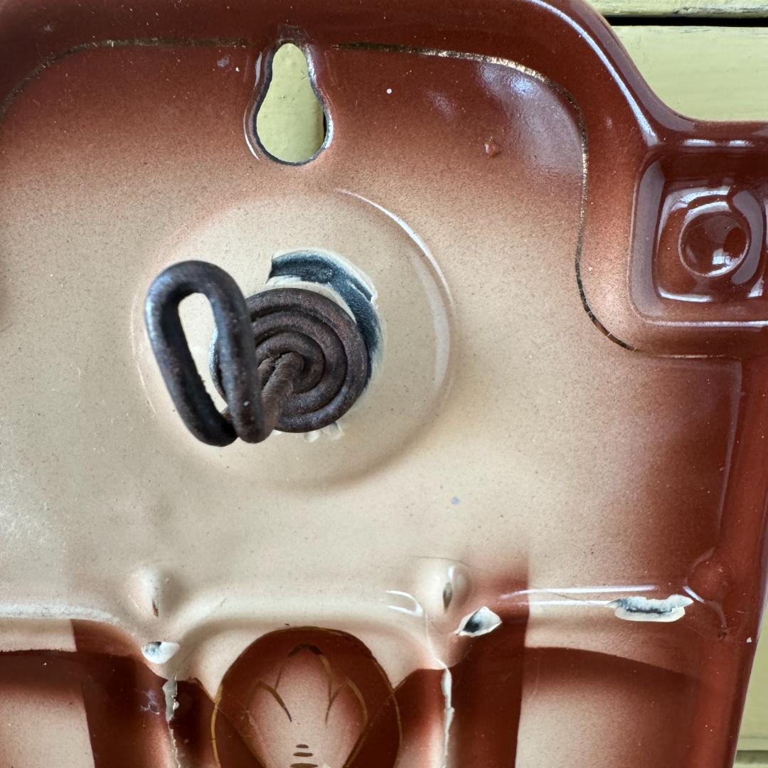 ドイツ　ヴィンテージ　ホーロー　オニオンラック　カップホルダー　アンティーク