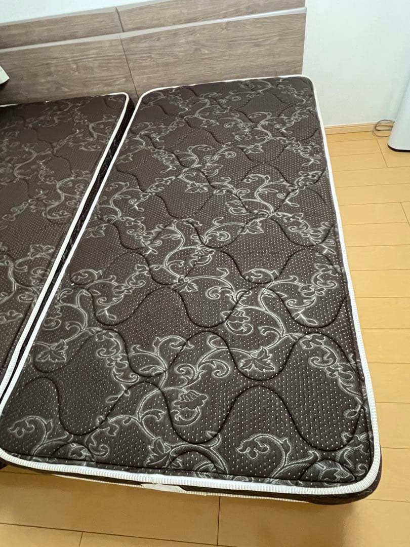 【セット販売】 シモンズ マット レス＋フレーム シングルサイズ 引き出しあり