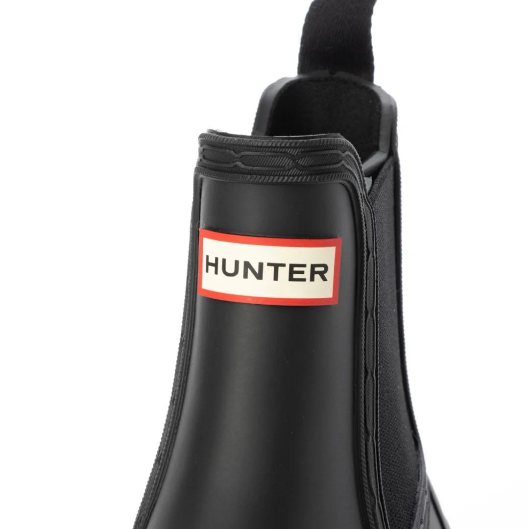 【試着のみ】HUNTER コマンドチェルシーブーツ ブラック