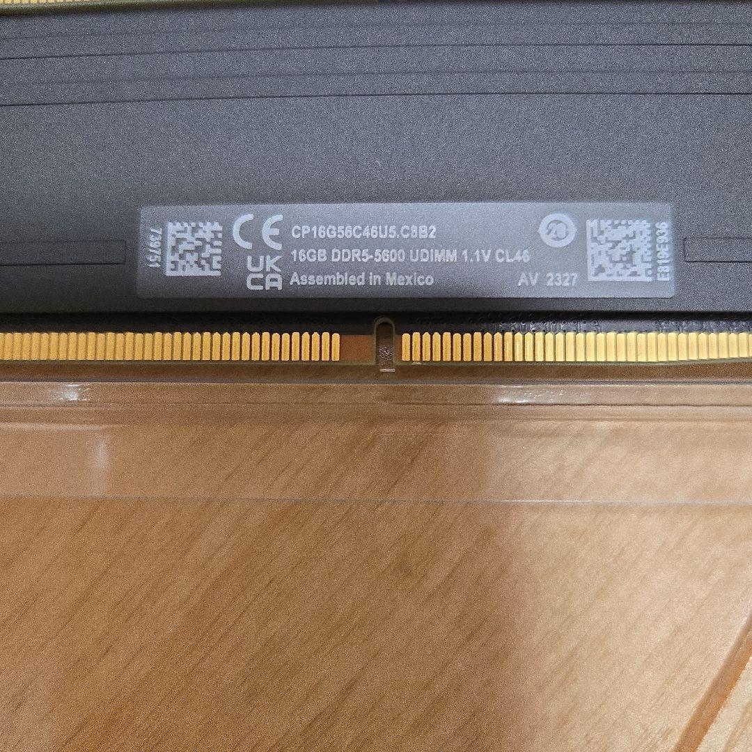 crucial 32GB DDR5-5600（16GBx2）