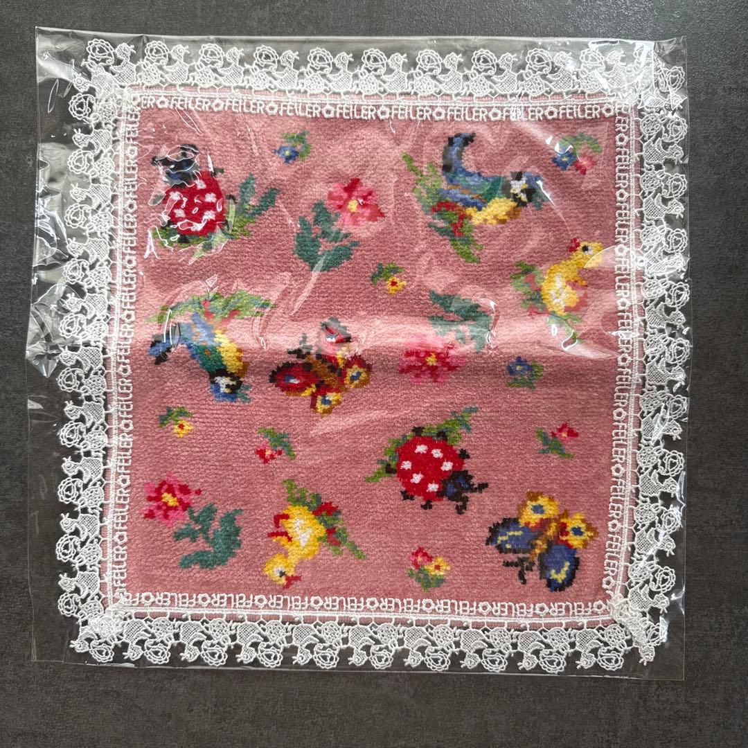 フェイラー　近沢レース　ハンカチ　ポーチ　セット
