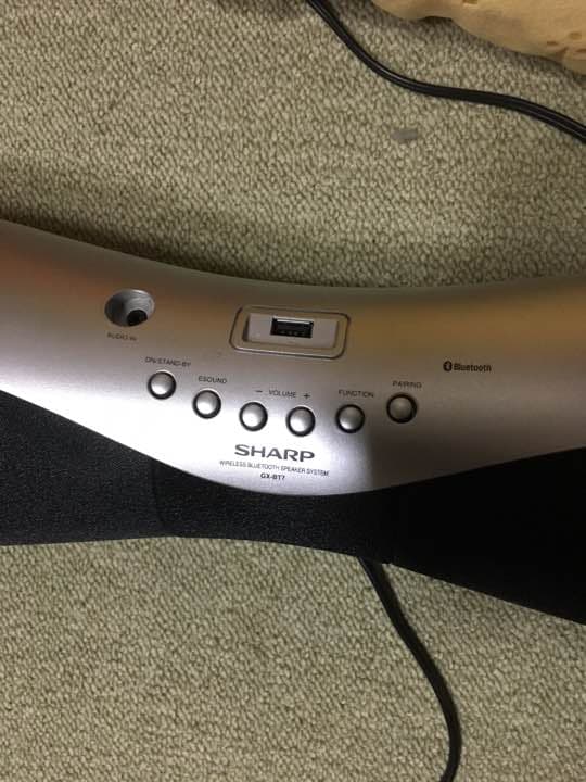 ワイヤレススピーカー SHARP GX-BT7-S シャープ Bluetooth