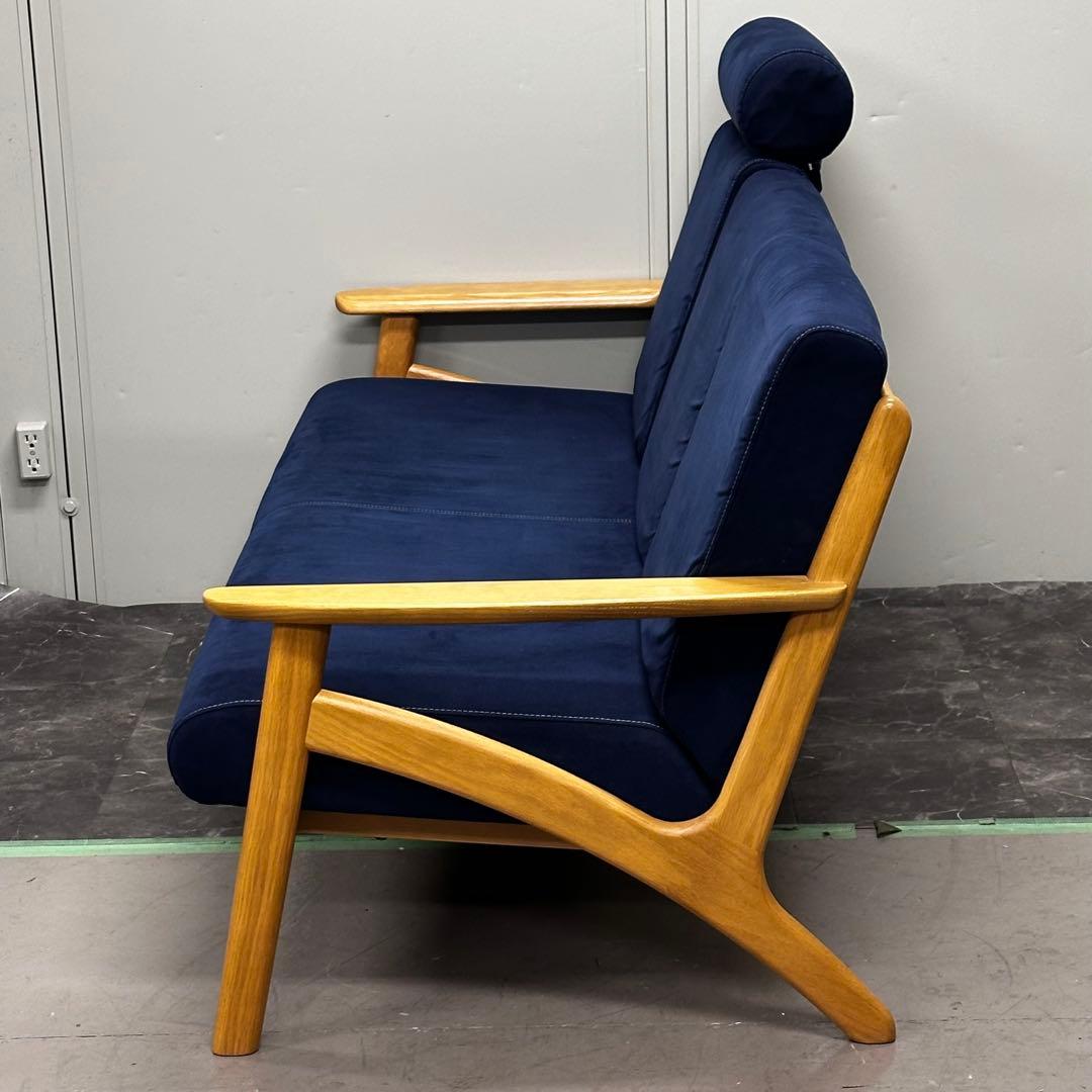 ∞送料込！設置対応◎大塚家具 浜本工芸 S-3950 3人掛けソファ