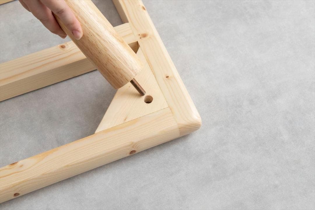 【送料無料】【単品】Ricordo オットマン フットレスト 足掛け 天然木