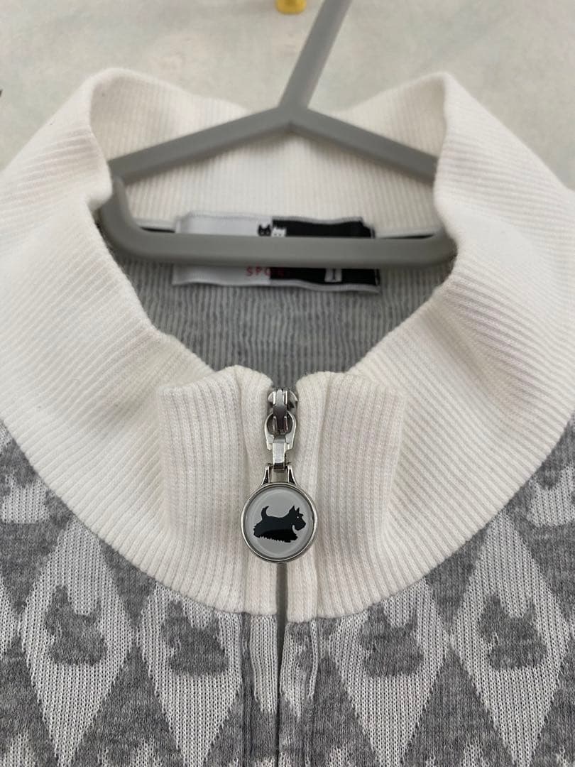 Black & White フルジップジャケット サイズ1 レディース 総柄