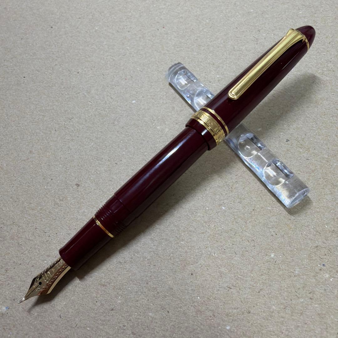 廃盤 セーラー 万年筆 ふでDEまんねん 長刀研ぎ NAG ディープレッド