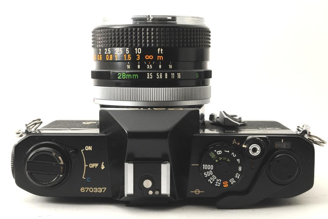 Canon FTb ブラック FD 28mm F/3.5 フィルムカメラ