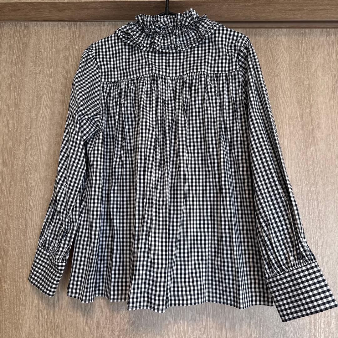 SONO limited 銀座三越限定 ラナンキュラスブラウス ギンガム