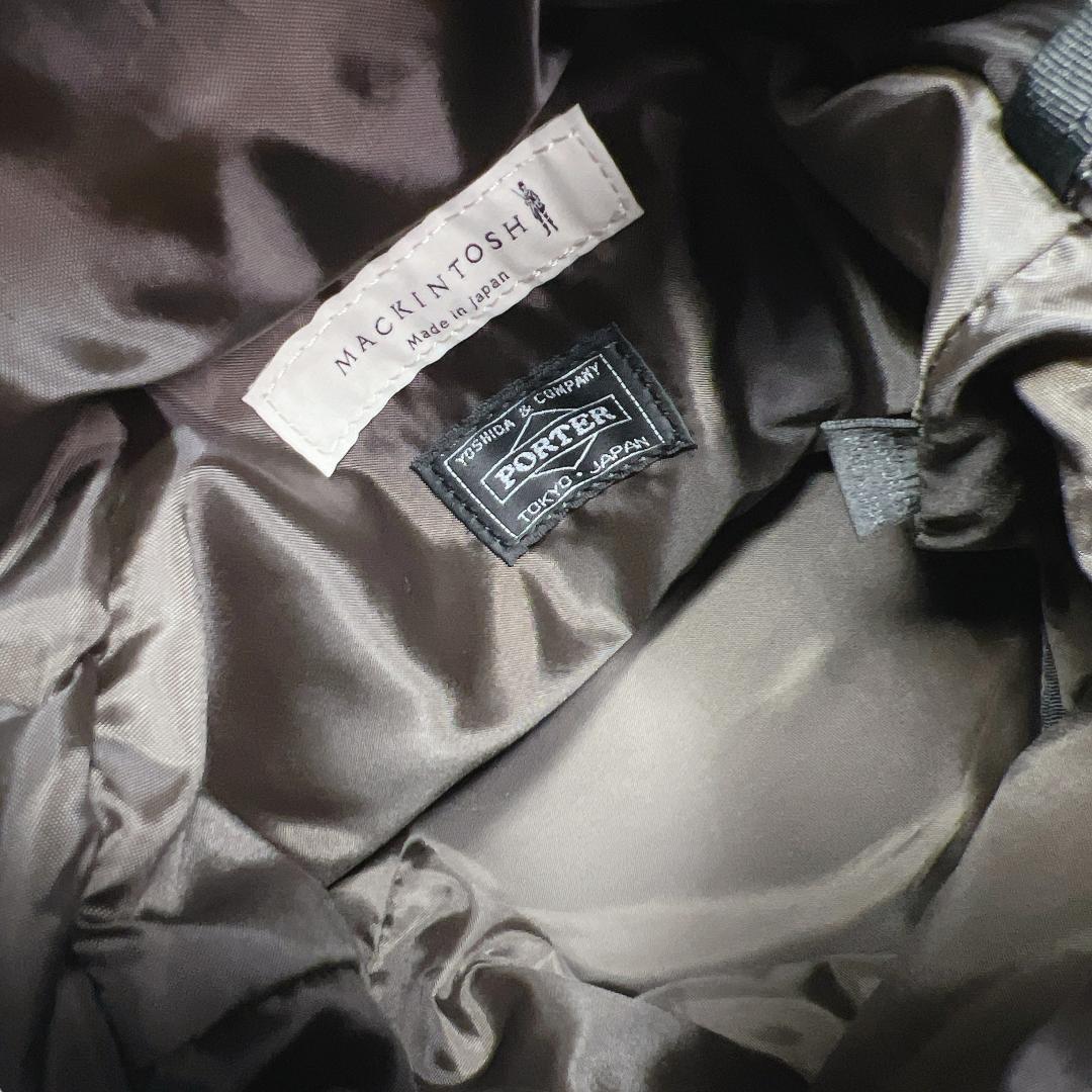 ポーター マッキントッシュ 2WAYバケツバッグ 茶 黒 カモフラ タンカー訳有