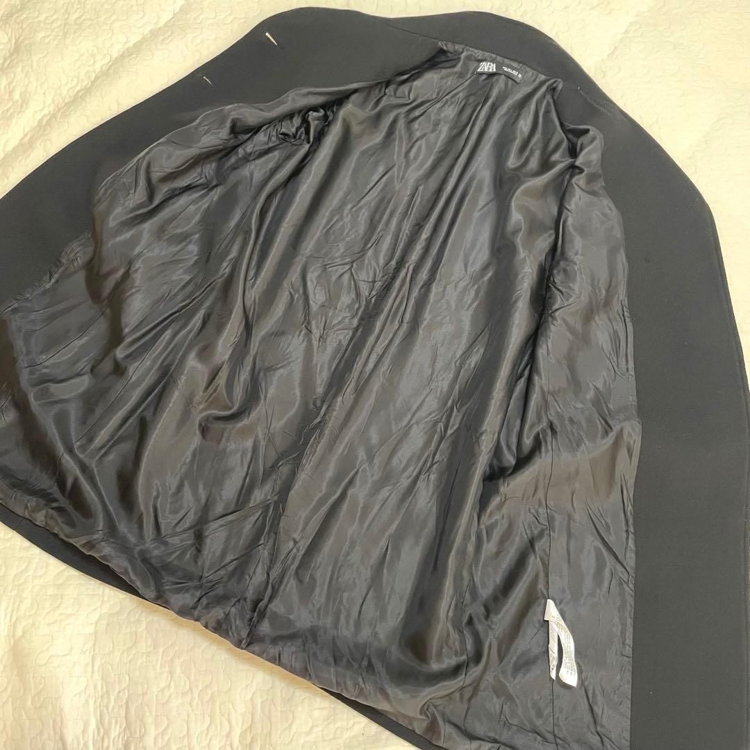 完売品　ZARA ウールブレンドハイネックコートロングコート　ウール　Sサイズ