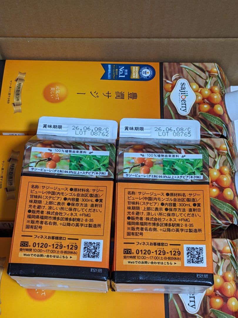 フィネス 豊潤サジー3本+ミニ2本セット