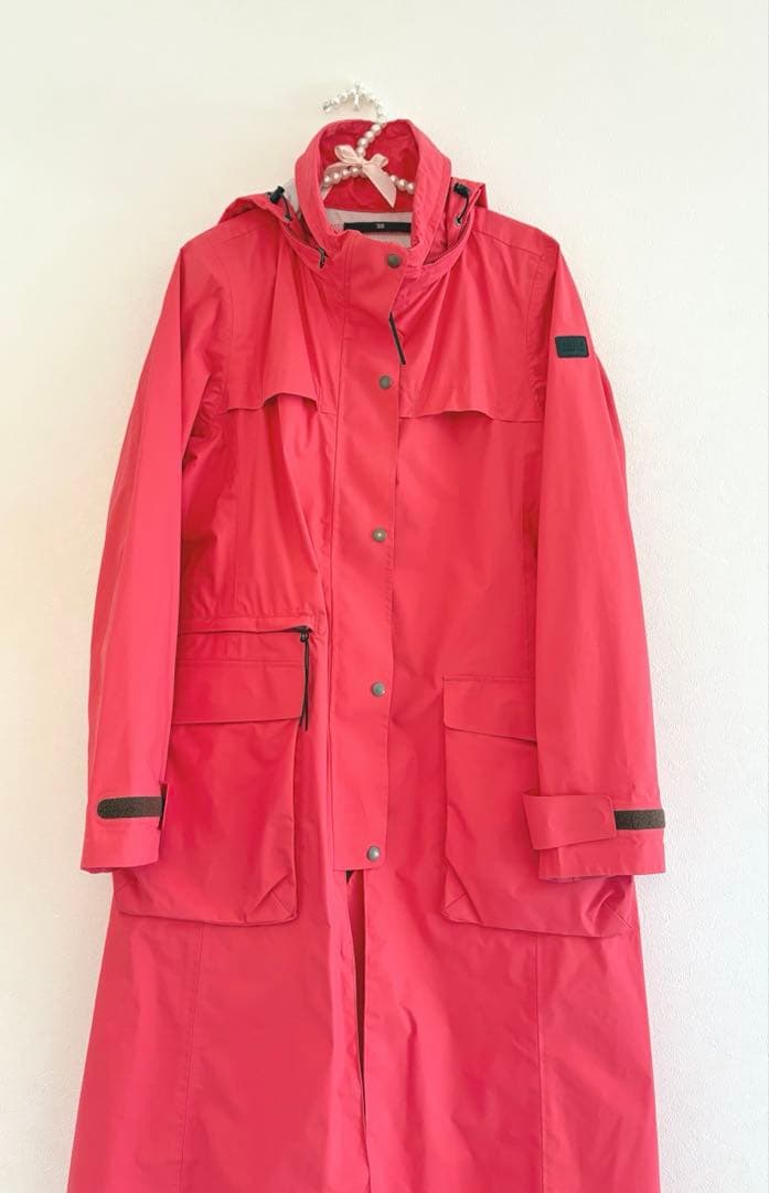 ペンギンさん専用AIGLE Sサイズ レインコート フード付き ピンク