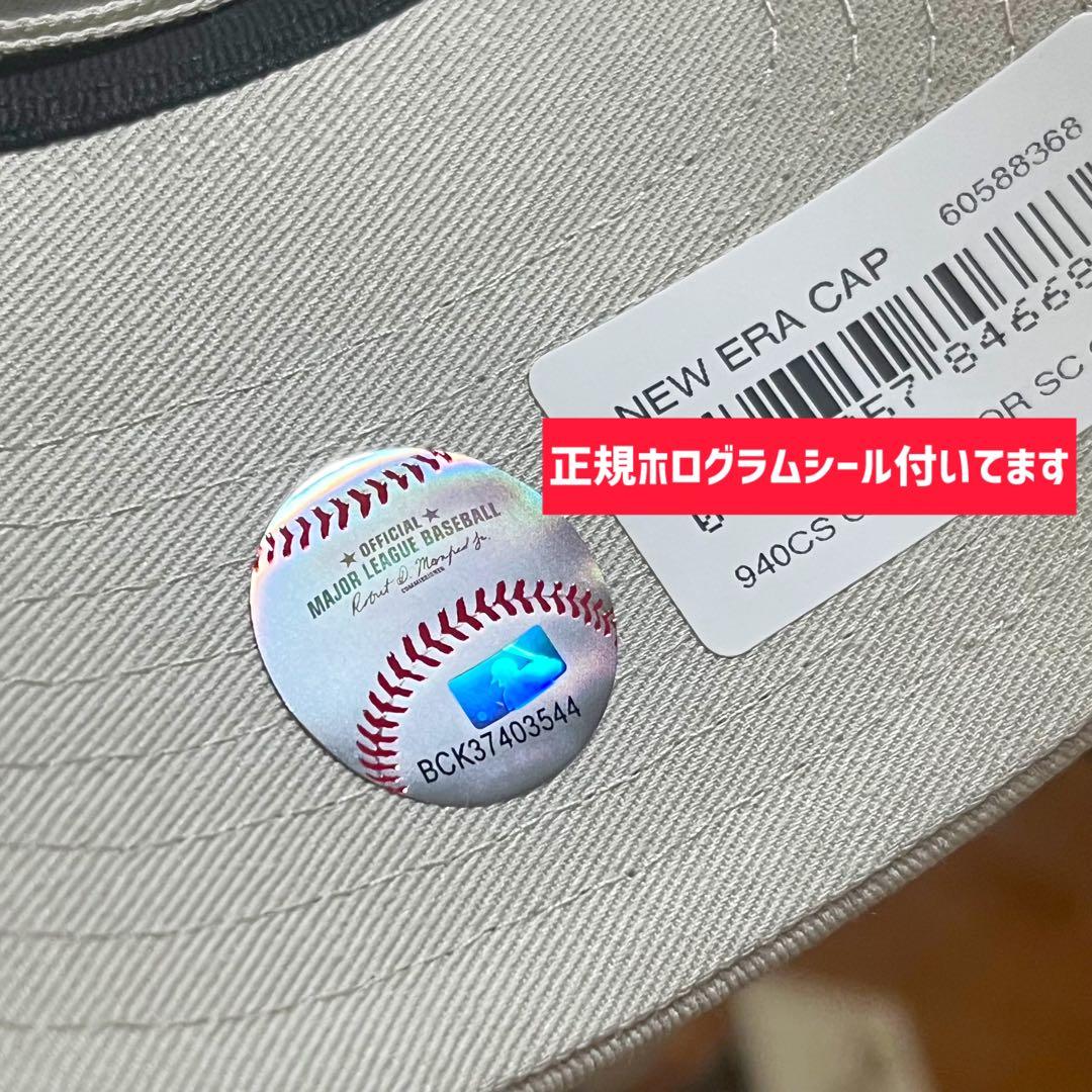 【海外限定】　ニューエラ　ドジャース 9FORTY 逆ロゴ 黒 キャップ