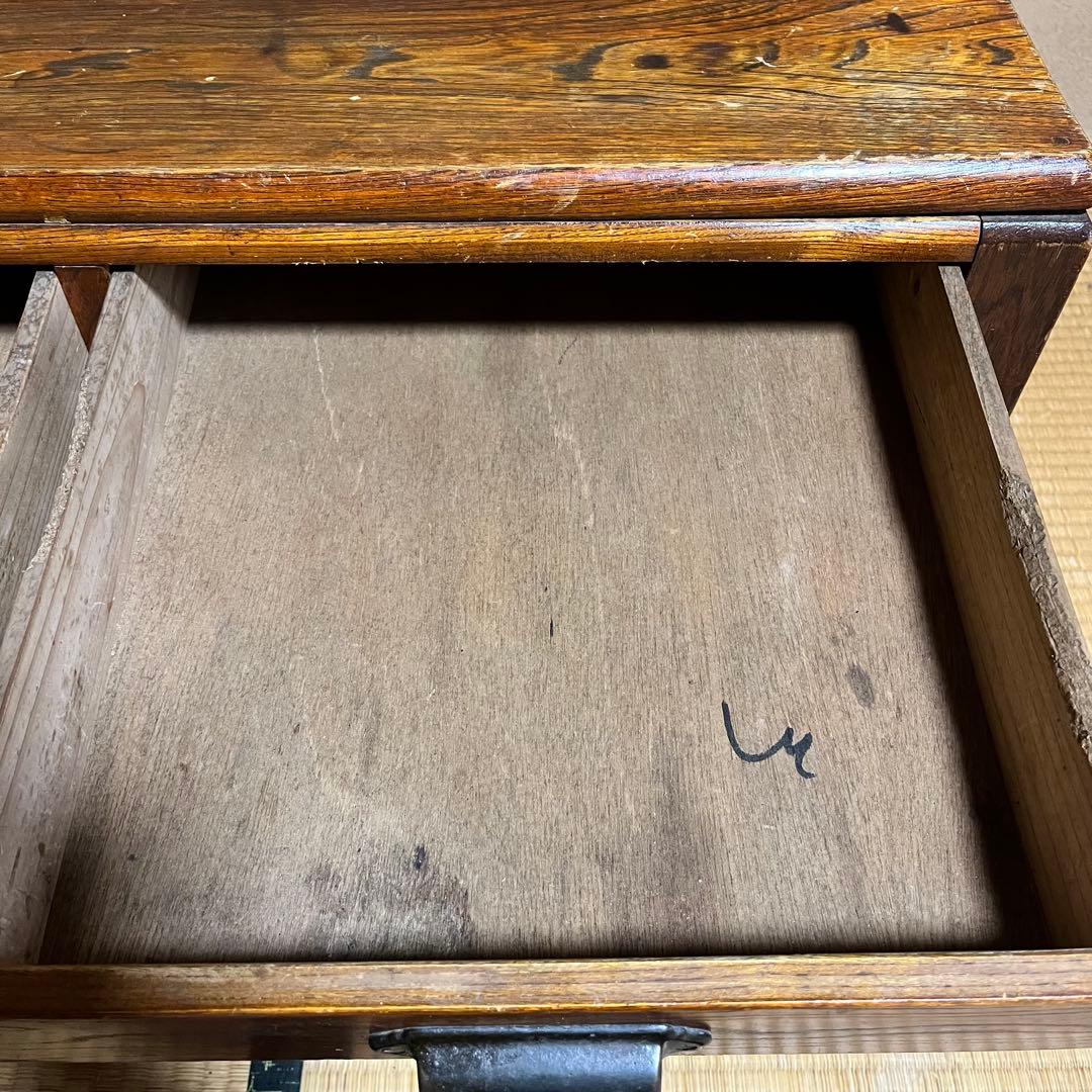 古道具　昭和レトロ　文机　ローテーブル　木製