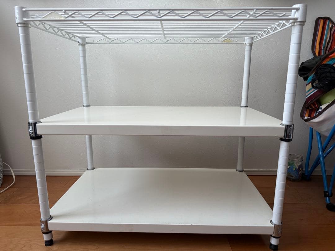 エレクタースチールラック　白