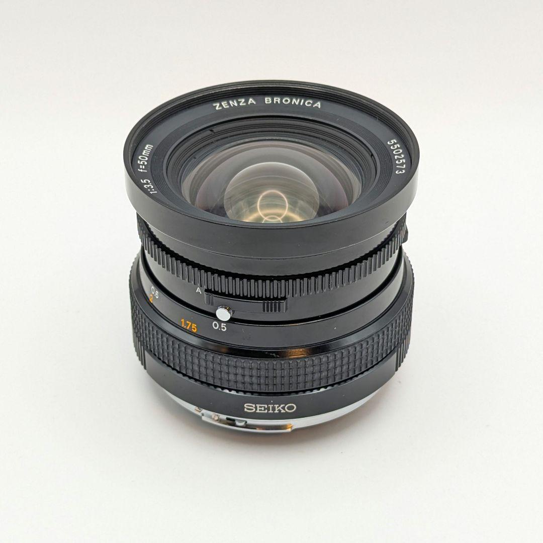 ZENZA BRONICA ZENZANON PS 50mm f3.5 美品