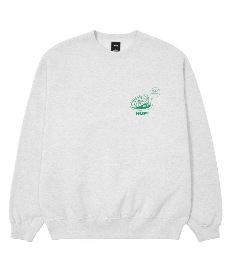 HUF グレー スウェット トレーナー