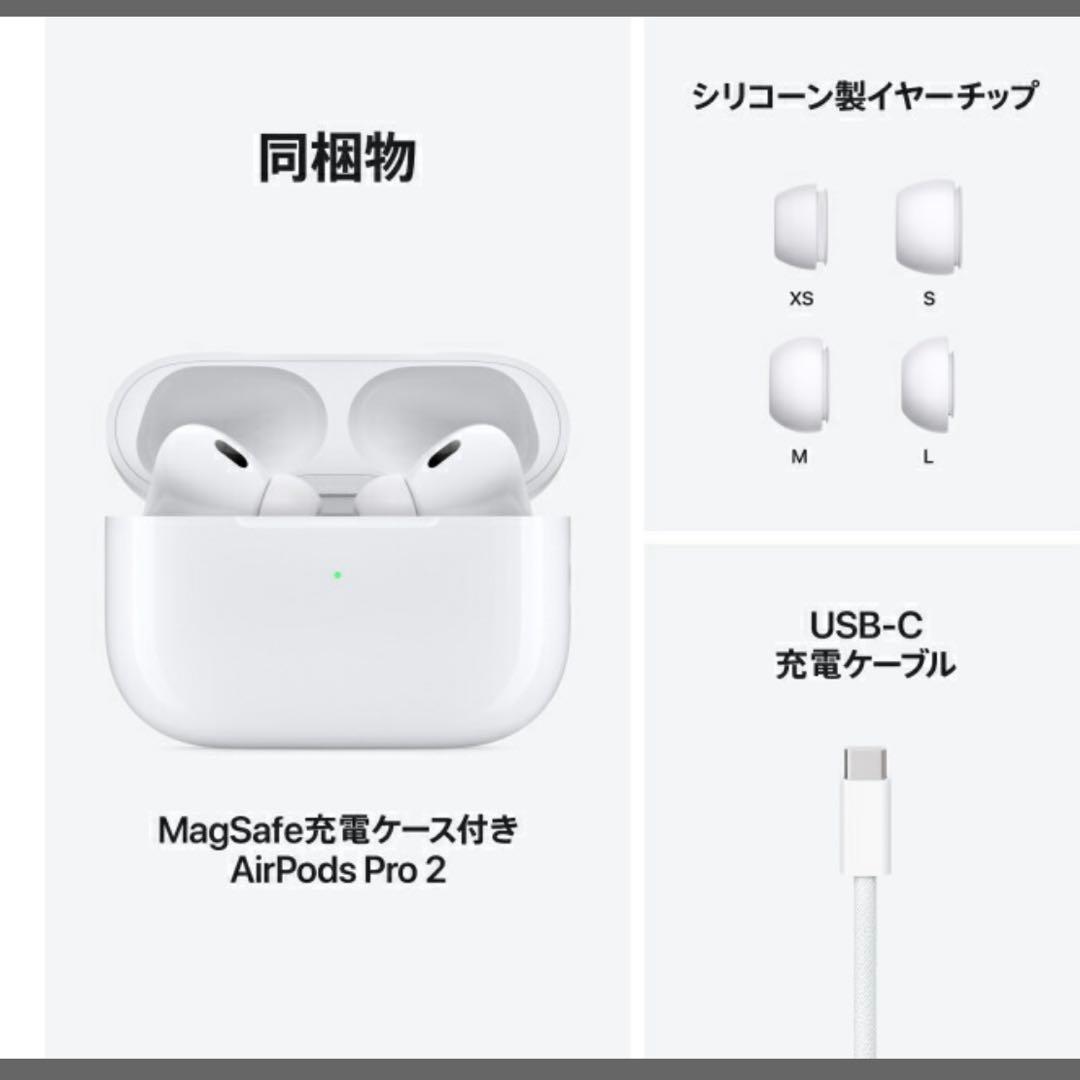AirPods Pro 2 USB-C充電ケース付き　Apple
