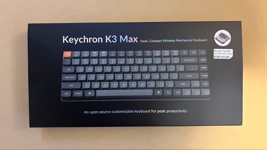 Keychron K3 Max QMK/VIA （JIS 配列）
