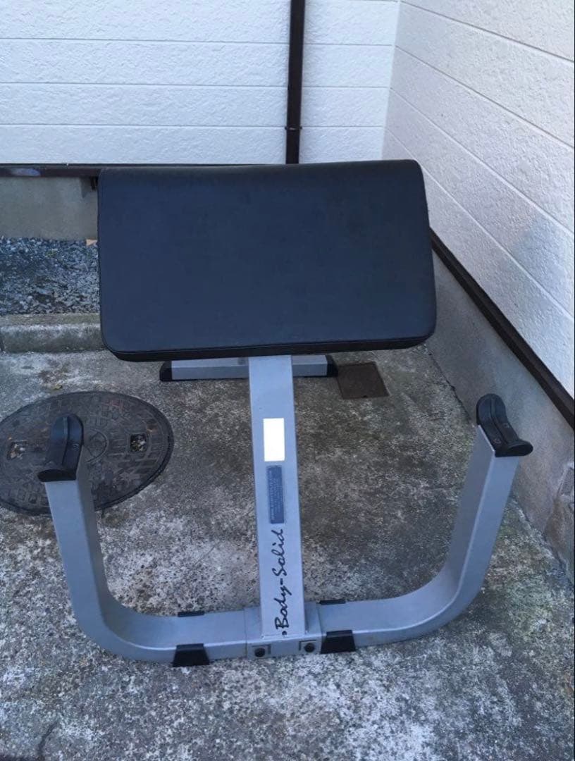 【直接引取限定】BodySolidのジムユースのプリチャーベンチ