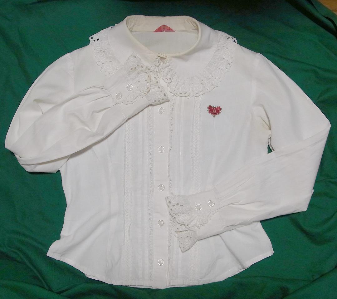 Bマーク刺繍丸襟ブラウス♠️ベイビーザスターズシャインブライト