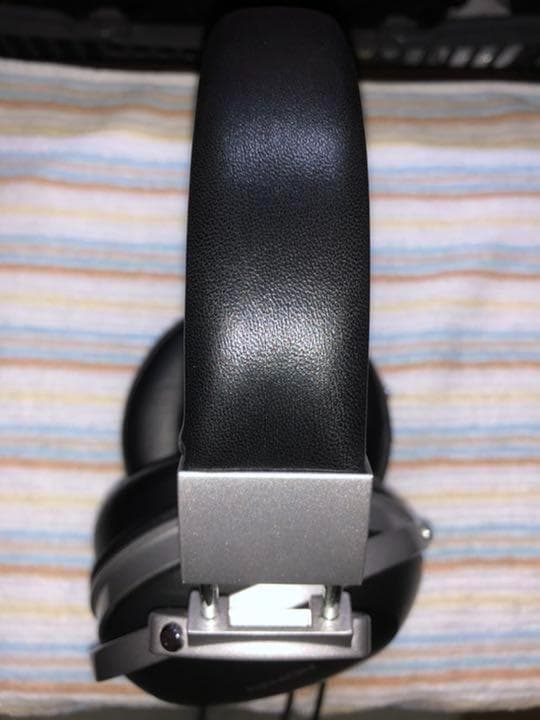 【専用】　本革ヘッドバンド部品提供　FOSTEX　TH610　黒