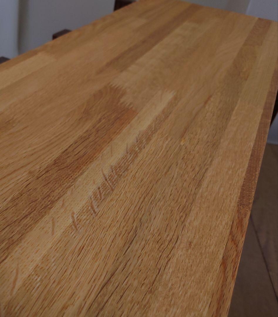 台　飾り棚　棚　オープンシェルフ　天然杢楢無垢材材　自然オイル手塗り塗装１台製作