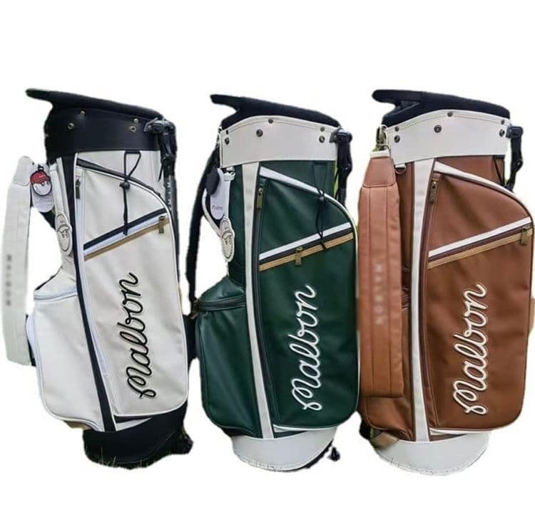 漁師キャディバッグ 帽子袋 ボーケイ キャディバッグ PUレザー スポーツ