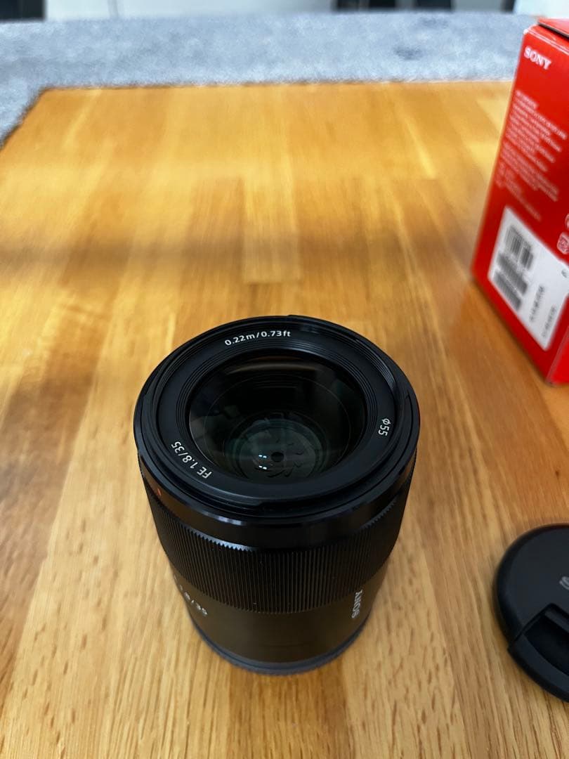 SONY FE 35mm F1.8 SEL35F18F プロテクター付き