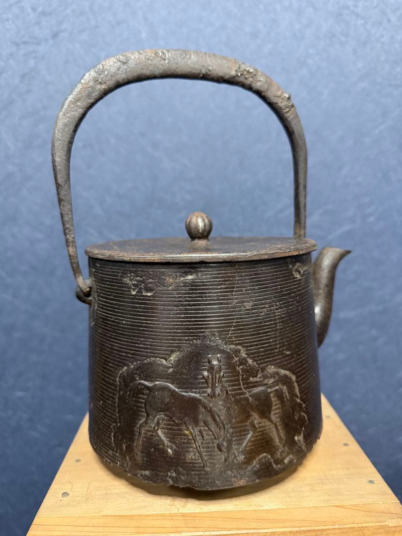 南部鉄瓶　南部鉄器　昭和9年　昭和レトロ　盛岡市