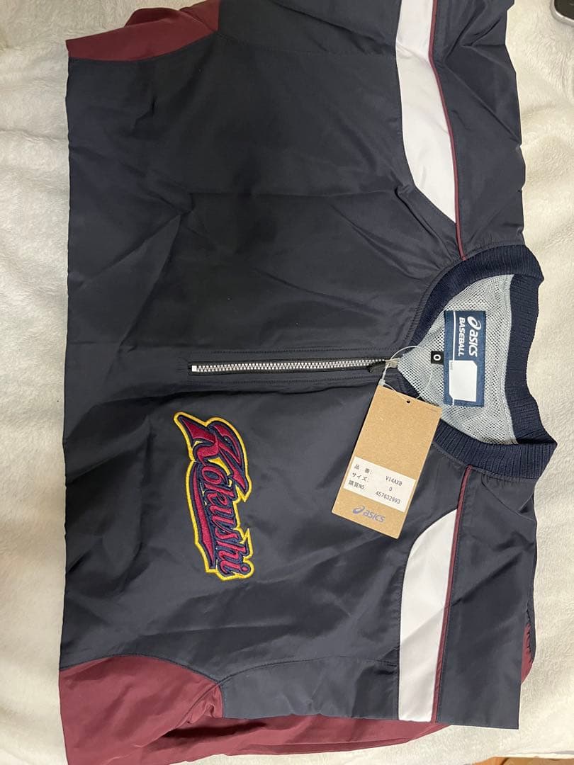 asics 半袖ウェア サイズ0 ネイビー　国士舘はんぶい