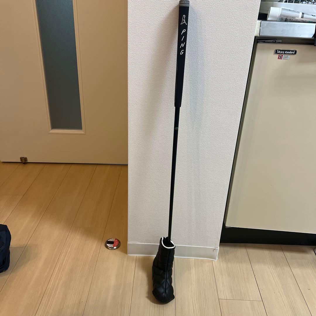 PING パター 黒ヘッドカバー付き