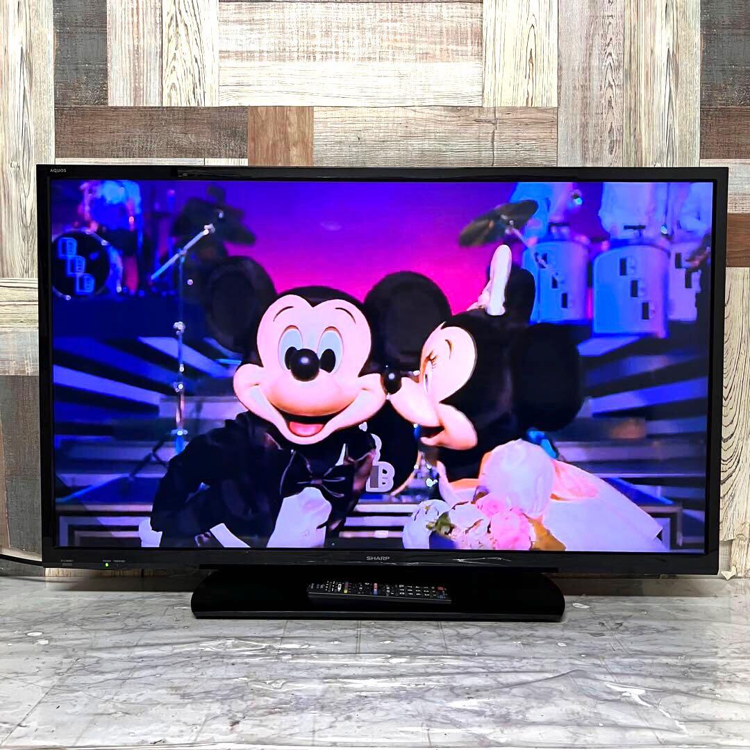 全国送料込❣️シャープ40型テレビ Wチューナ外付HDD裏録画2T-C40AE1