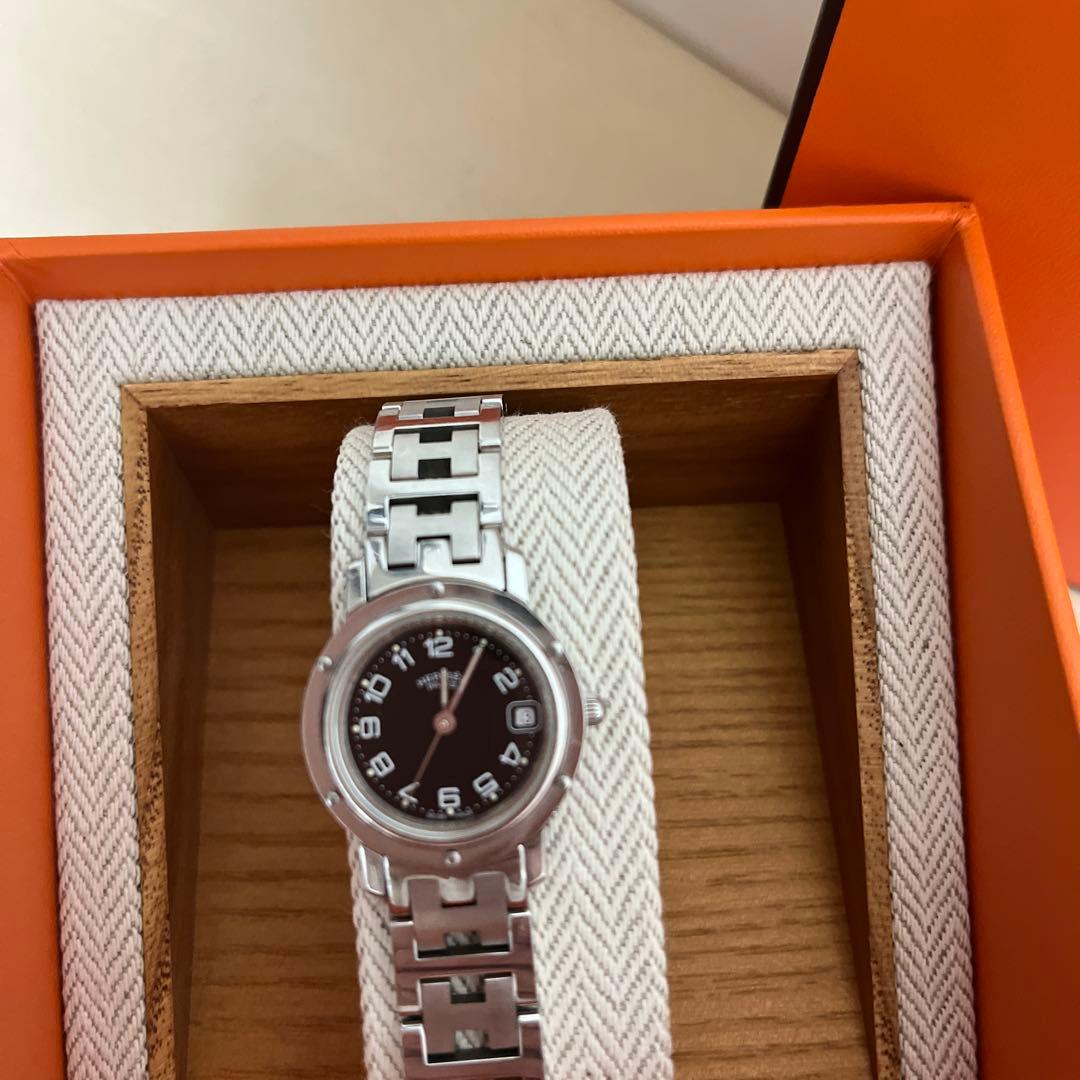 HERMES クリッパー CL4.210 ブラック　不動品