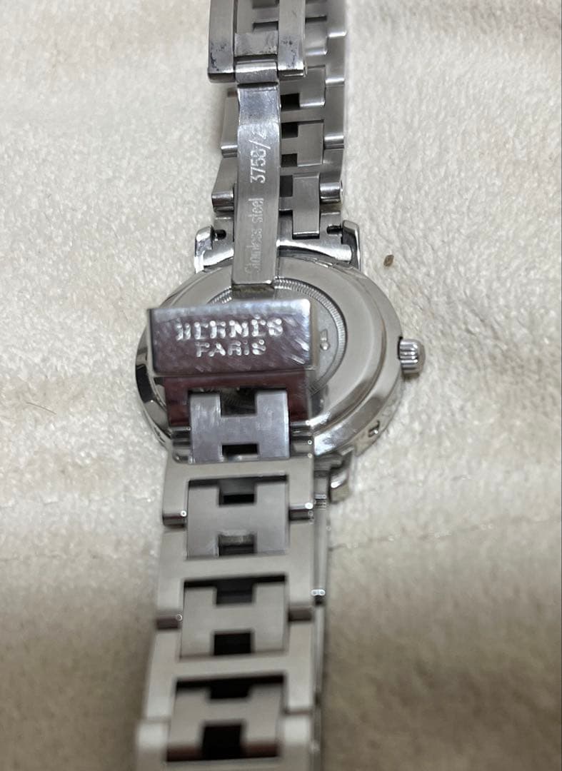 HERMES クリッパー CL4.210 ブラック　不動品