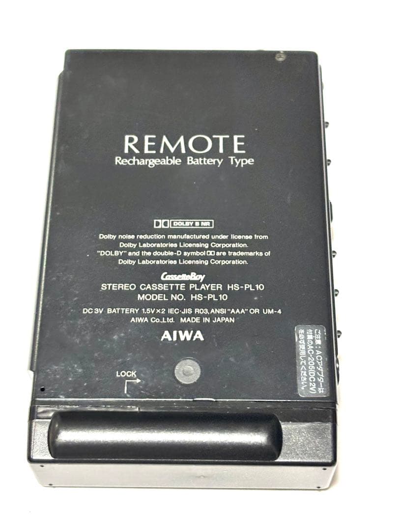 AIWA カセットプレーヤー HS-PL10 ジャンク品