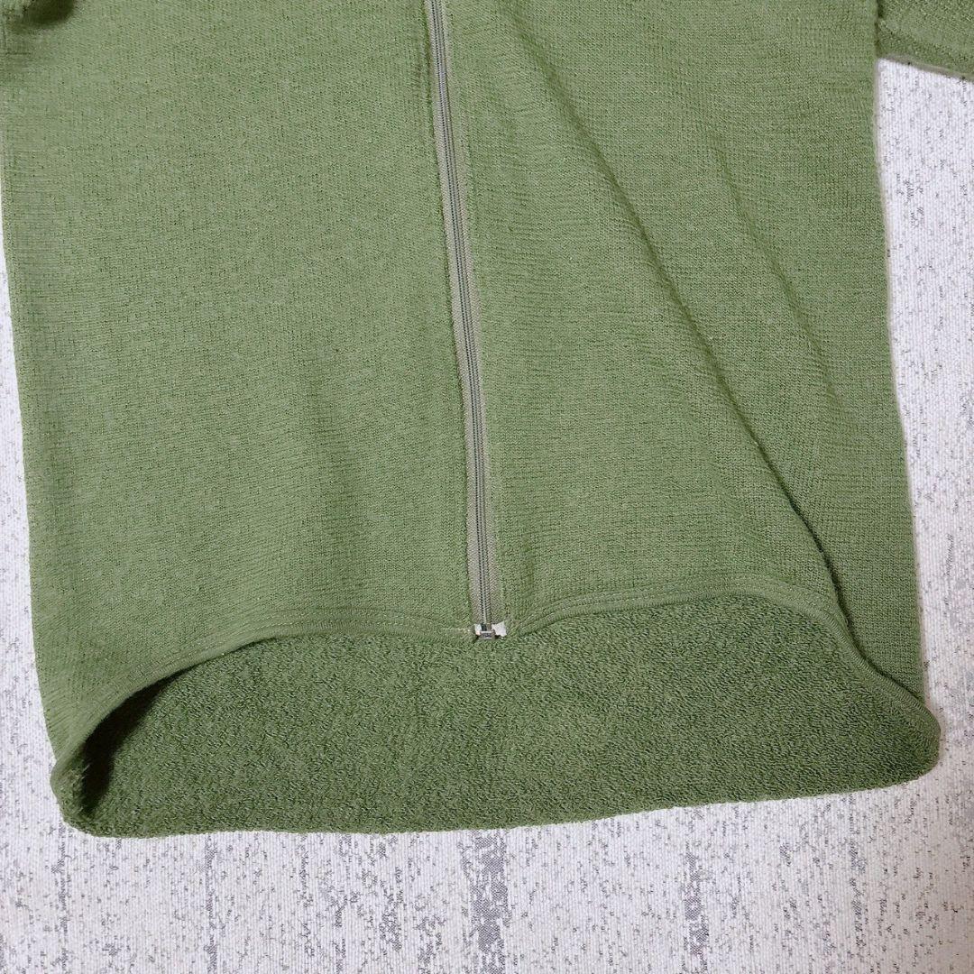 ウルフロッテ ウールパワー スウェーデン軍 フルジップジャケット サムホール付き