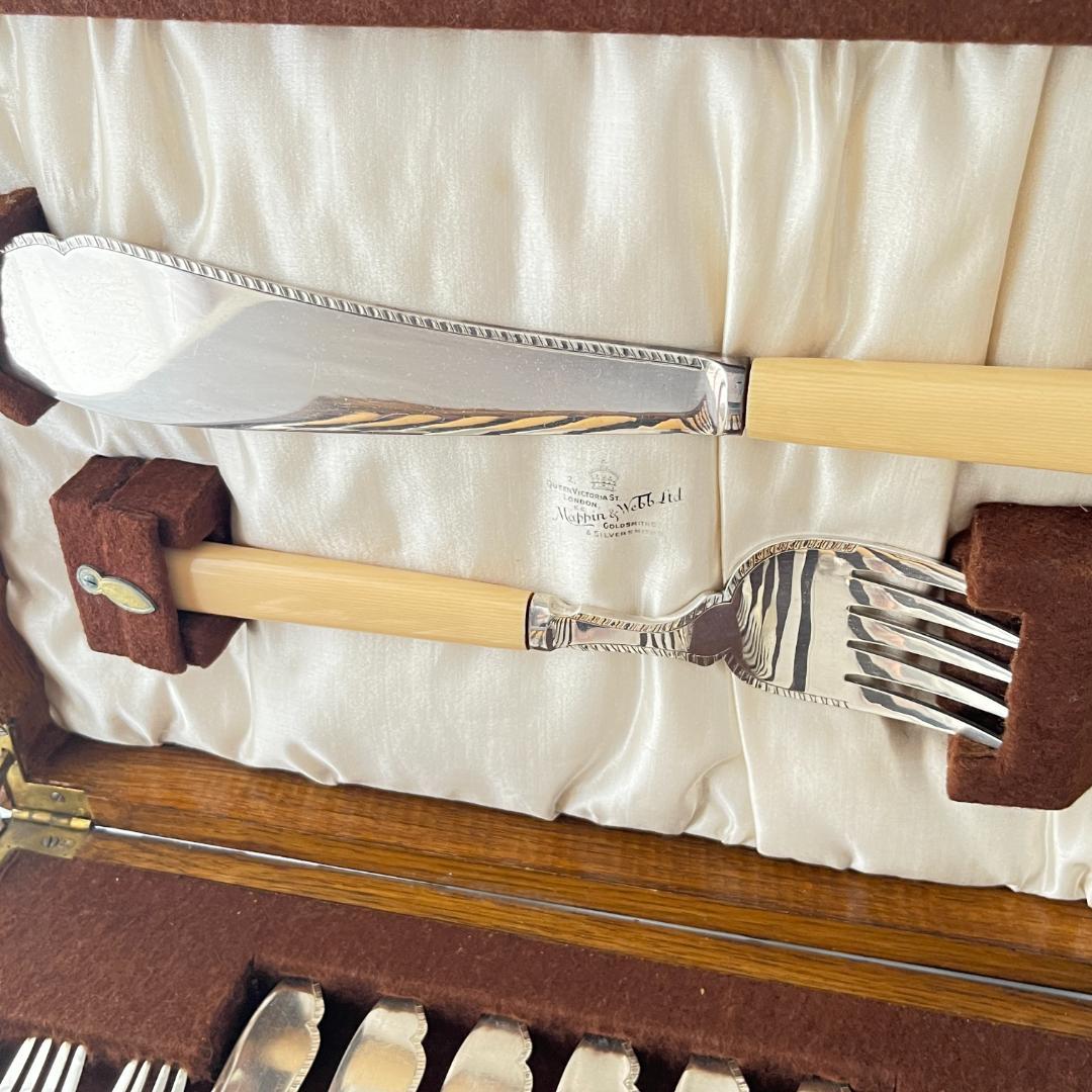 【Mappin & Webb】 カトラリーセット ナイフ/フォーク サーバー