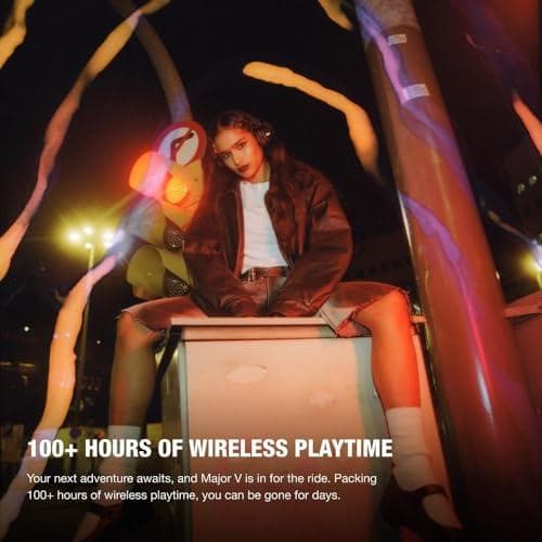 Marshall ワイヤレスオンイヤーヘッドホン Major V ブラック Bm