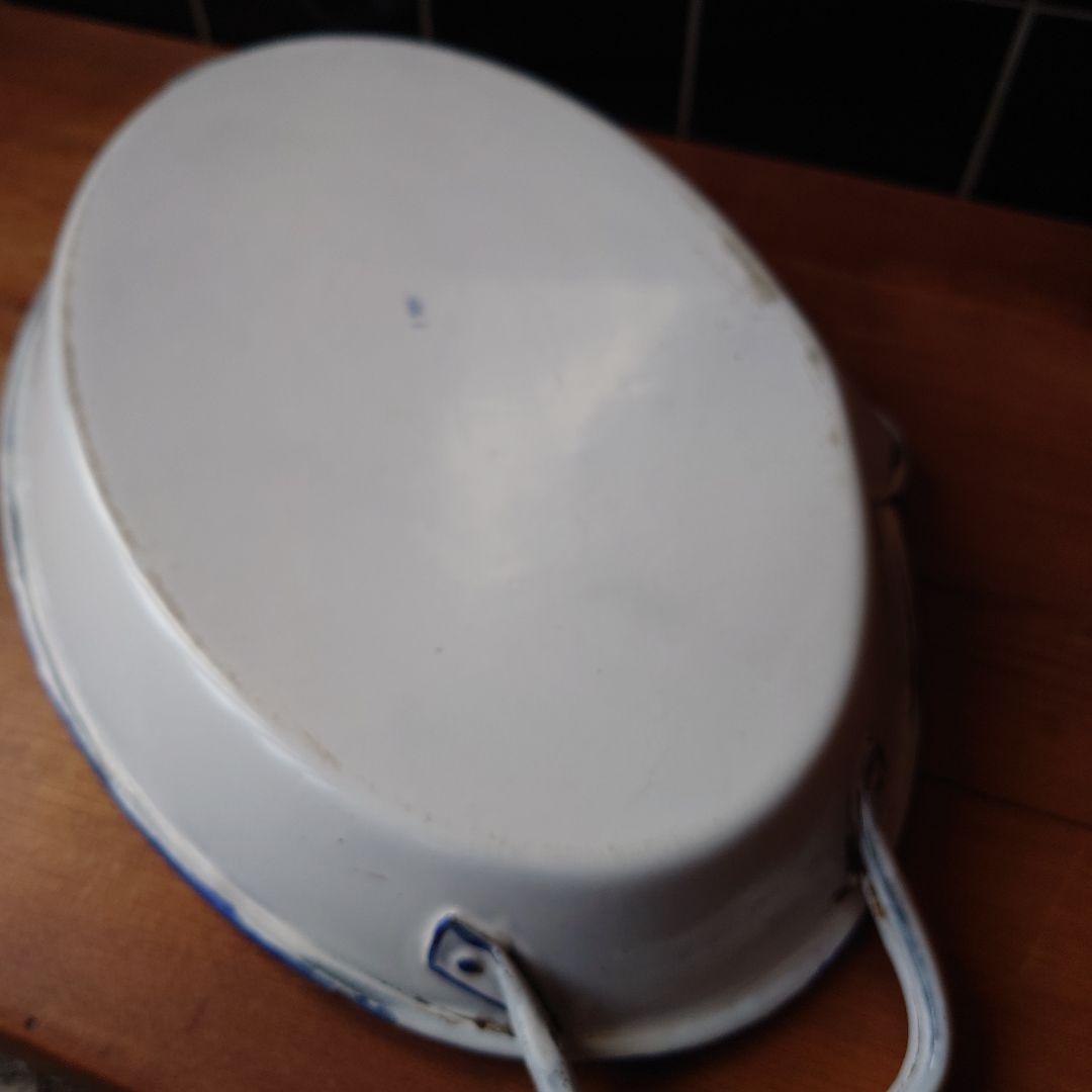 フランスアンティーク琺瑯パン