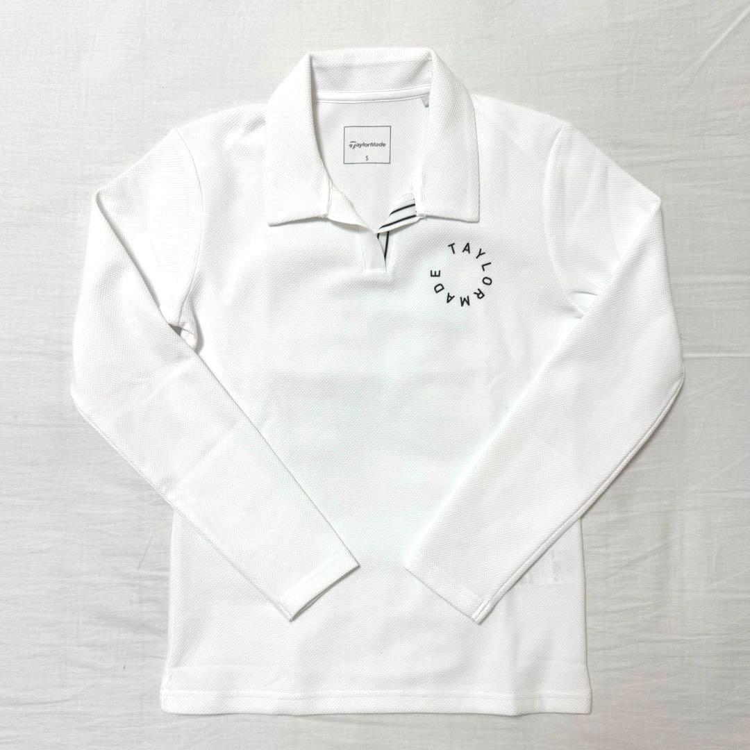 【TaylorMade/テーラーメイド】サークルロゴL/S ポロシャツ