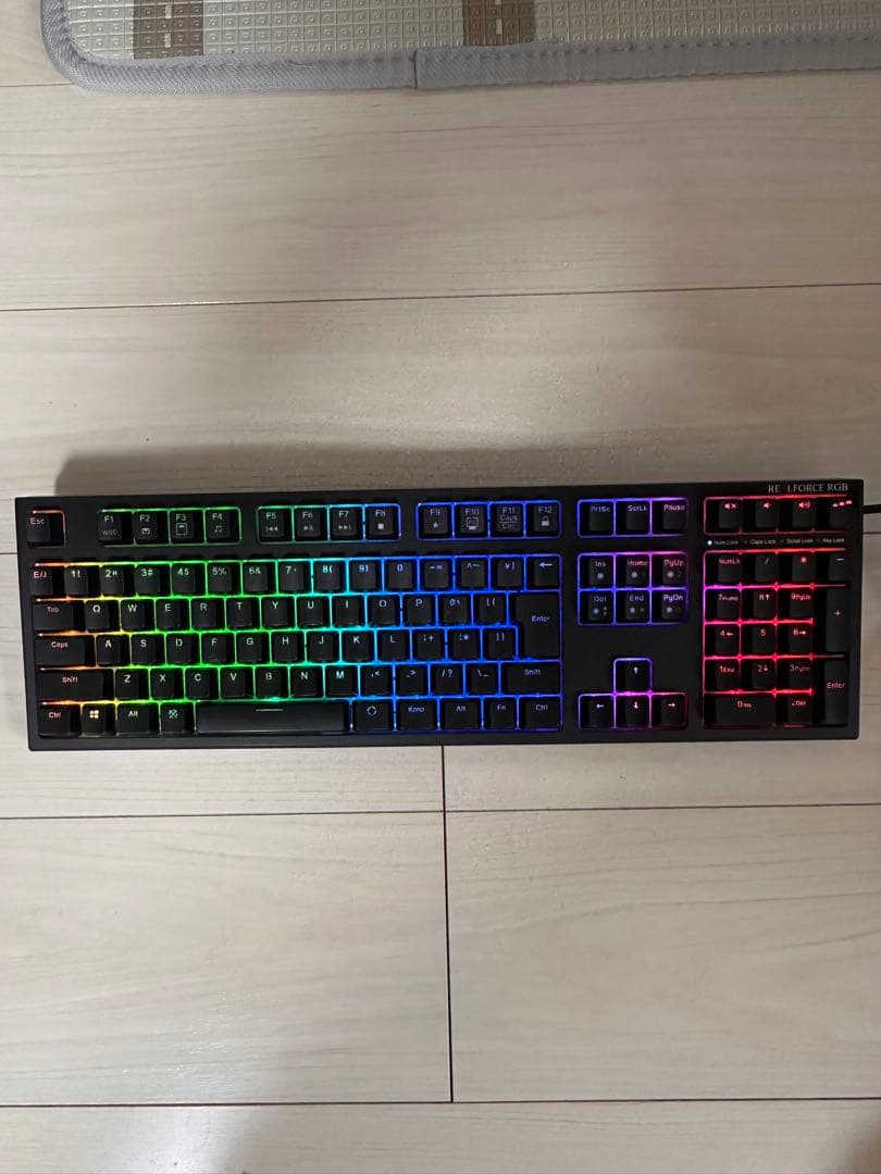 REALFORCE R2A-JP4G-BK RGB キーボード 本体 日本語配列